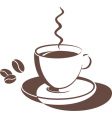 coffee cup vector image
