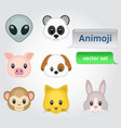 animoji set vector image