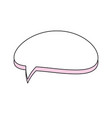 bubble speech symbol vector image