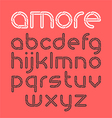 font from chain vector image
