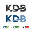 kdb logo vector image
