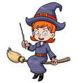 witch vector image