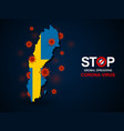 virus around sweeden vector image