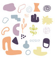 hand drawn shapes vector image