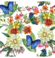 watercolor hand drawn seamless pattern vector image vector image