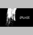 grunge paint stain black and white graphic vector image
