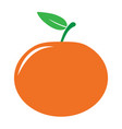 garden tangerine or mandarine icon vector image