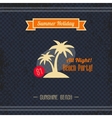 beach retro page vector image