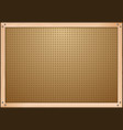 peg board cartoon vector image