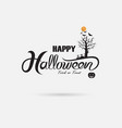 halloween banner trick vector image