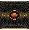 decorative frame vector image vector image