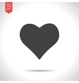 game heart icon eps10 vector image