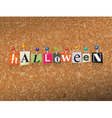 halloween concept vector image