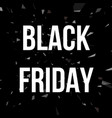 black friday sale design poster vector image