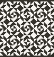 black and white abstract geometric quilt pattern vector image vector image