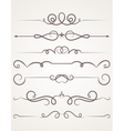 decorative elements vector image