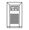 electrical tool box icon outline style vector image