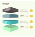 comparative chart with templates for presentation vector image