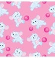 seamless elephant kids pattern vector image