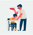 learning process concept vector image vector image