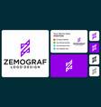 z logo vector image
