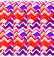creative zigzag mosaic seamless pattern hand vector image