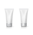 cream tube realistic packing mockup vector image
