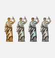 lawsuit judge symbol lady justice judgment vector image vector image