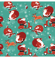 christmas seamless pattern vector image vector image