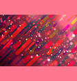 colorful abstract background with balls and lines vector image