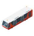 subway train isometric railway transport vector image