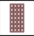 laser cut islamic pattern vector image vector image