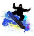 snowboarder vector image