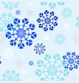 pattern 0142 graceful snowflakes vector image