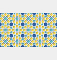 3d arabic background islamic geometric pattern vector image
