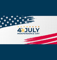 fourth july independence day united states vector image