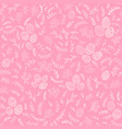 seamless easter decorations with eggs on pink vector image