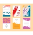 a set invitations vector image