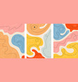 collection abstract background designs vector image