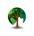 world tree vector image