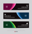 banner design for business presentation vector image