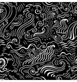 sea waves seamless background vector image