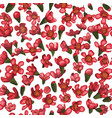 flower seamless pattern background vector image