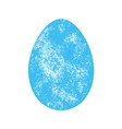 grunge color egg vector image vector image