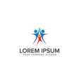 family logopeople logo logo template vector image vector image
