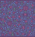 social media colorful seamless pattern vector image vector image