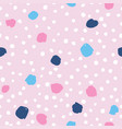 abstract paint drops and dots seamless pattern vector image vector image