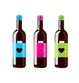 bottle vector image