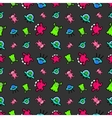 funny aliens and ufo spaceships seamless pattern vector image