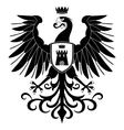 heraldic eagle vector image